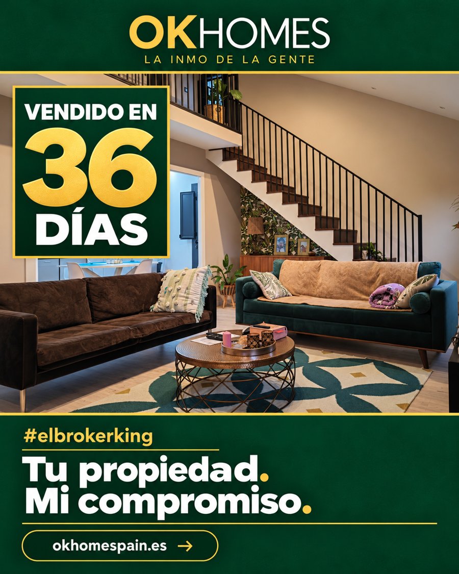 Propiedad vendida en 36 días · OKHOMES