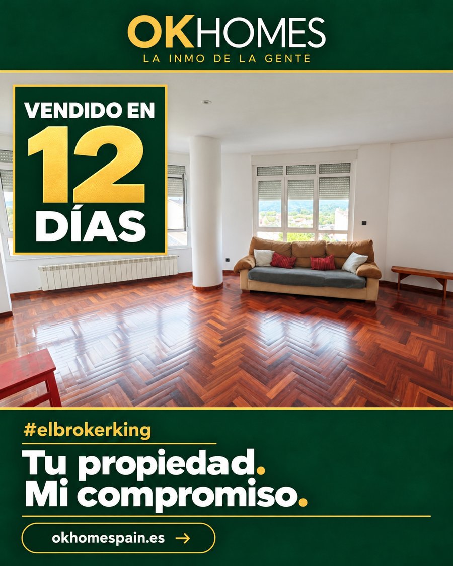 Propiedad vendida en 12 días · OKHOMES