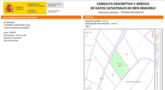 TERRENOS URBANOS VENTA - LARACHA - AA/123A - 60