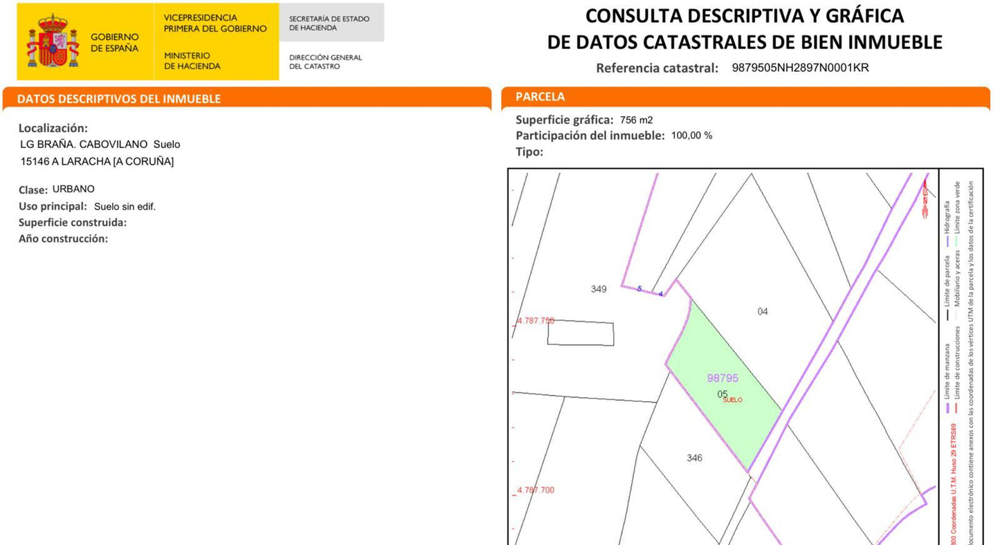 TERRENOS URBANOS VENTA - LARACHA - AA/123B - 60