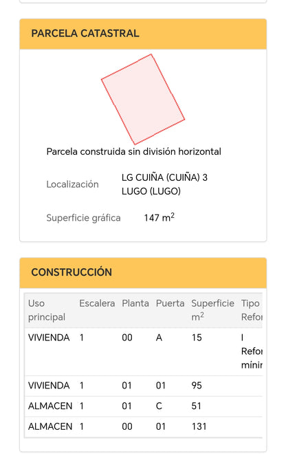 CASA V - LUGO (Cuiña) - AA/064 - 155