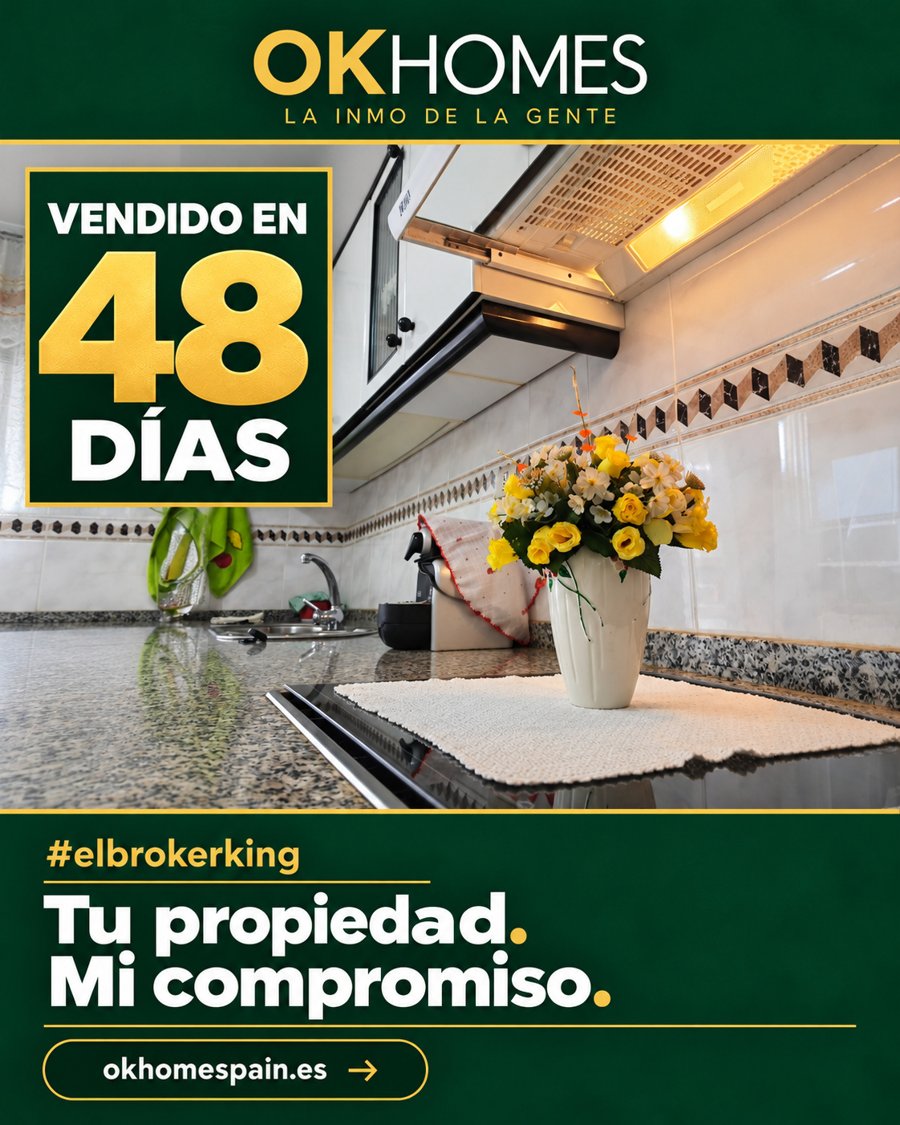 Propiedad vendida en 48 días · OKHOMES